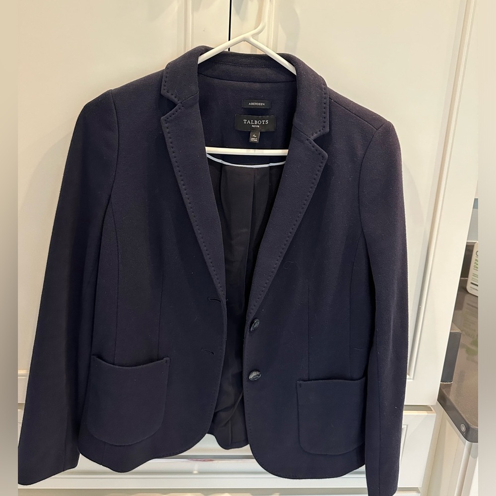 Talbots Navy Aberdeen Blazer